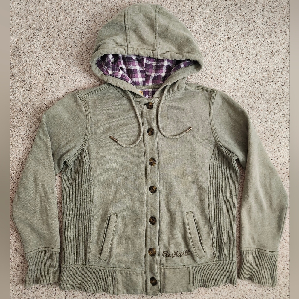 Carhartt Green Hooded Jacket